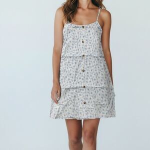 Btween Floral Blue and White Dress in Kid's Size 10